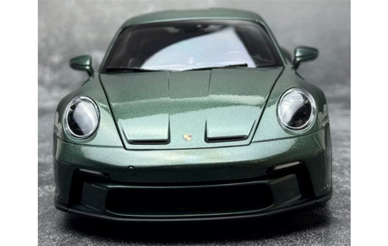 1:18 Porsche 911 S/T  Green - Silver Wheel NOREV without tail fin DIECAST Model