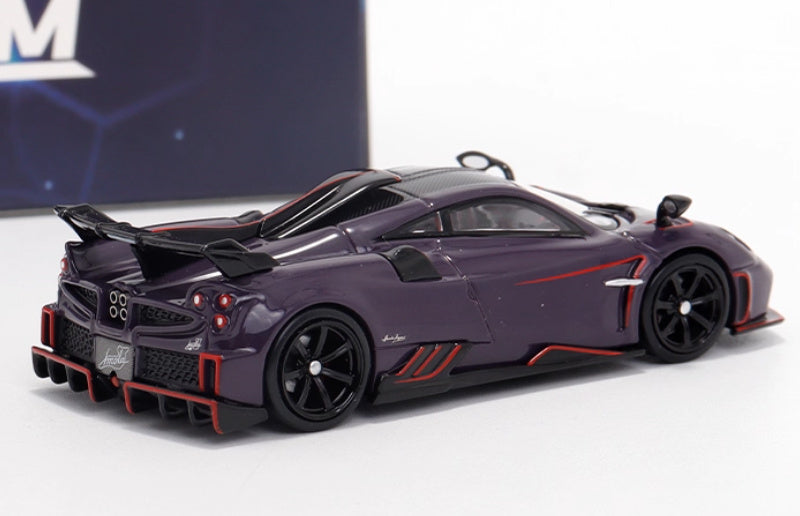 XF MODEL Pagani Imola supercar Purple 1:64 Car Pre-built Model view4