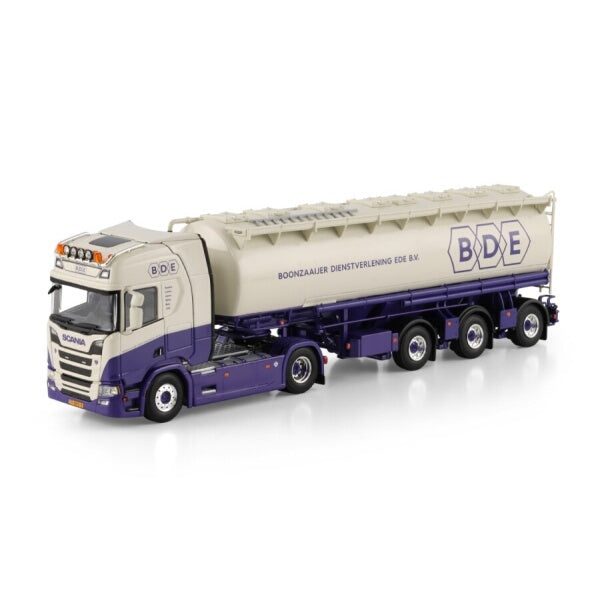 1:50 SCANIA BDE R series CR20H 4X2 ANIMALFEED TRAILER 3 AXLE WSI   Diecast Model
