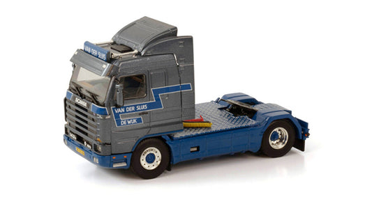 WSI SCANIA 3 SERIES STREAMLINE 4X2 VAN DER SLUIS TRANSPORT 1:50 Truck Pre-built Model