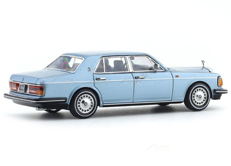 GFCC 1994 Rolls Royce Silver Spur III light blue Limited Edition LHD 1:64 car Pre-built Model view3