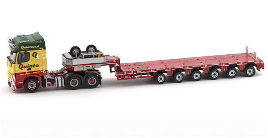 IMC 6X4 Nooteboom PX6 axle heavy-duty truck trailer QUINTO 1:50 Model