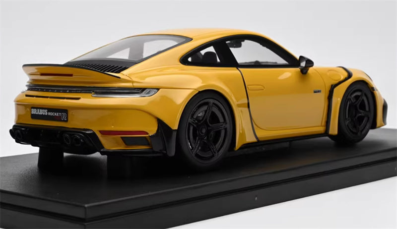1:18 PORSCHE 911 BRABUS 900 ROCKET-R  Yellow  GT SPIRIT w/ display box Limited Edition 504PCS ONLY Resin Car Model