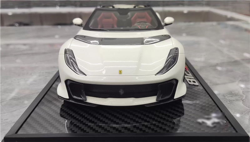 BBR MODELS Ferrari 812 competizione A white Limited Edition 28PCS ONLY 1:18 Car Pre-built Model view7