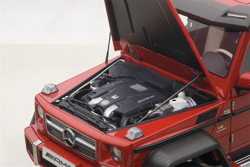 AUTOART MERCEDES BENZ G-CLASS G63 AMG 6X6 2013 Red 1/18 car Pre-a Model