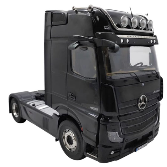 NZG Mercedes Benz Actros Lohr Black + double-layer trailer KIT 1:18 DIECAST Truck Lorry
