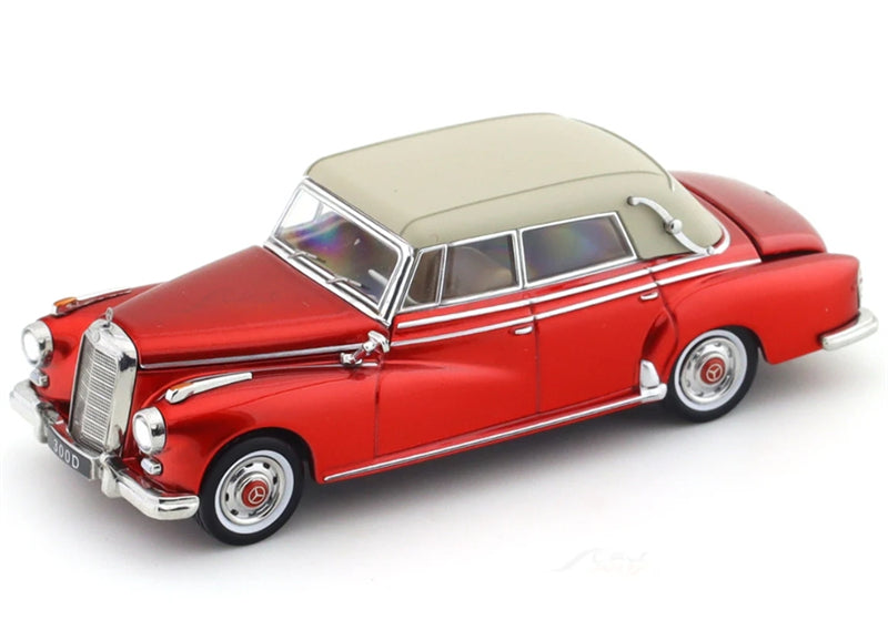 GFCC Mercedes Benz 300D 1959 Convertible Metallic Red LHD 1:64 car Pre-built Model view4