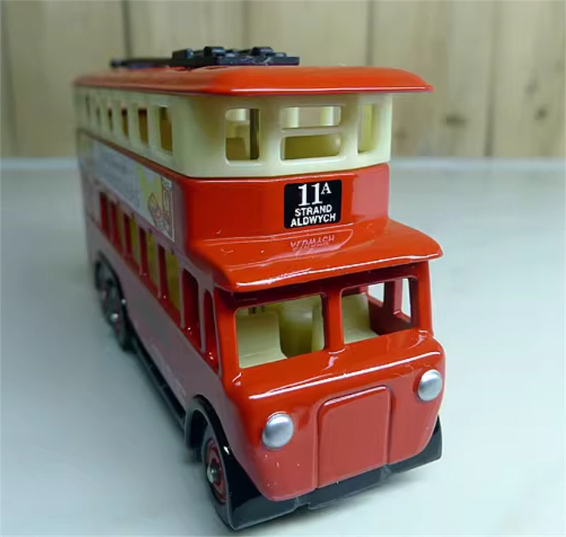 CORGI SUN MAID RAISINS London double decker bus tram red 1:76 Car Pre-built Model