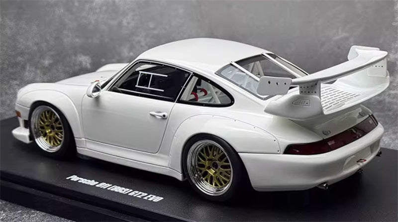 1:18 PORSCHE 911 (993) GT2 EVO COUPE 1995 White  GT SPIRIT Limited Edition Resin Car Model