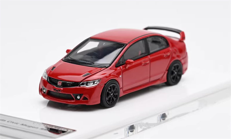 MOTORHELIX Honda Civic Mugen RR FD2 Red 1:64 car Pre-built Model view1