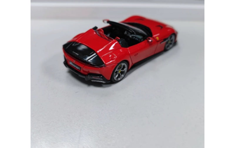 1:64 Ferrari 12 Cilindri Spider  Convertible standard red Phantom Knight  Limited Edition 999PCS ONLY DIECAST Model
