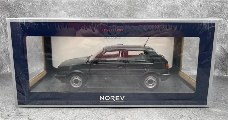 NOREV Volkswagen VW Golf CL 1988 grey metallic 1:18 Car Pre-built Model view7