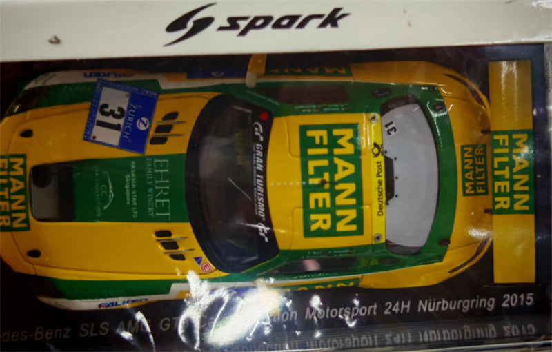 1:43 spark Mercedes Benz SLS AMG GT3 24H Nurburgring 2015 #31 P.SCHMIDT view8