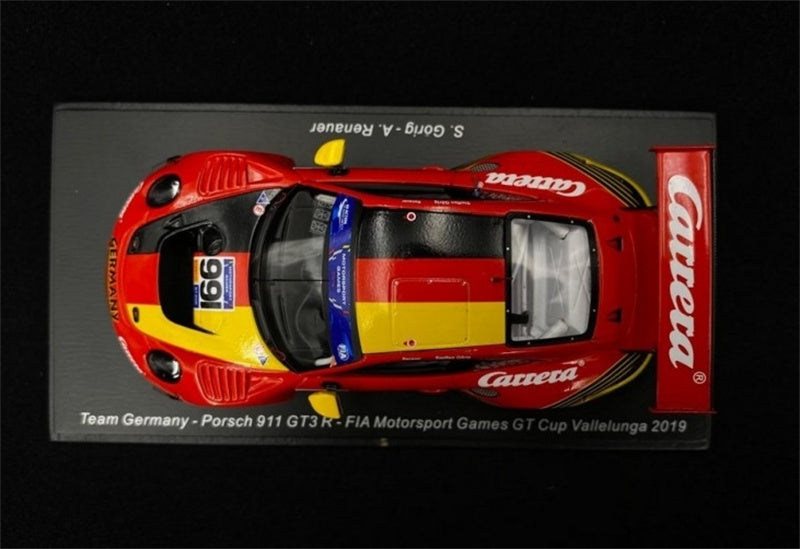Spark Team Germany Porsch 911 GT3R - FIA Motorsport Games GT Cup Vallelunga S.GORIG - A.RENAUER 1:43 Car Pre-built Model view8