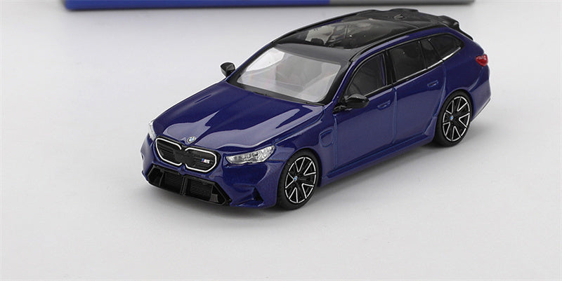 1:64 BMW M5 Touring Marina Bay Blue Metallic MINIGT DIECAST Model