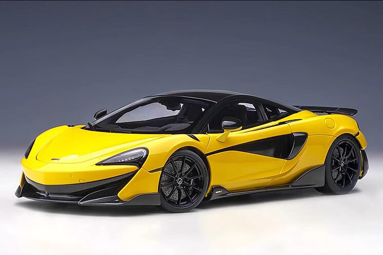 AUTOART McLaren 600LT sports car yellow 1:18car Pre-a Model