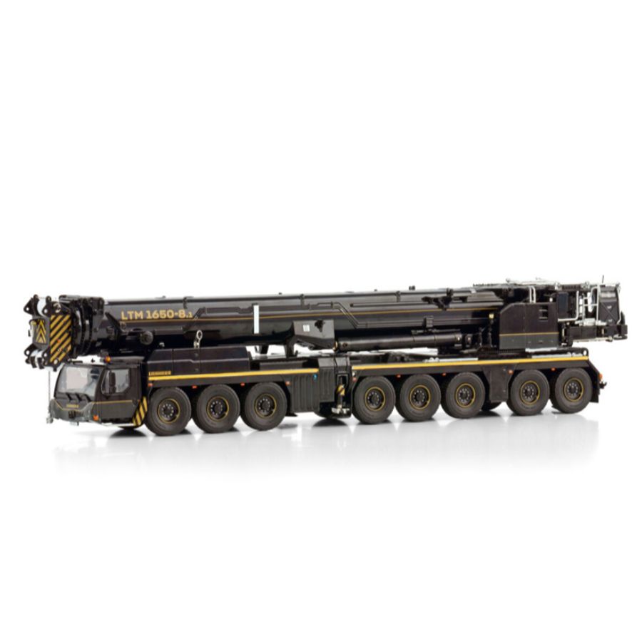 WSI  LIEBHERR LTM 1650-8.1 Crane BLACK/GOLD EDITION Premium Line 1:50 DIECAST Truck Lorry
