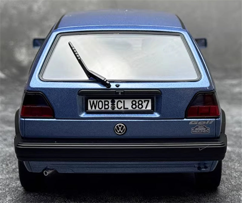 NOREV Volkswagen VW Golf 10 Million 1988 royal blue 1:18 Car Pre-built Model view10