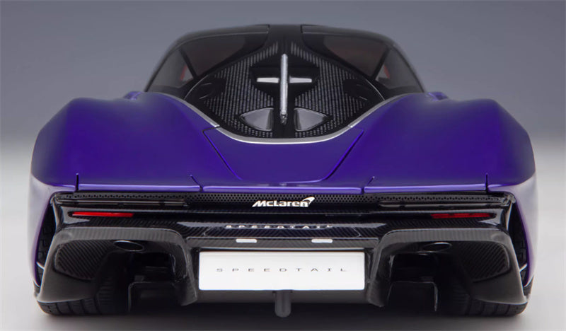 AUTOART McLaren Speedtail supercar Purple 1:18 Car Pre-built Model view9