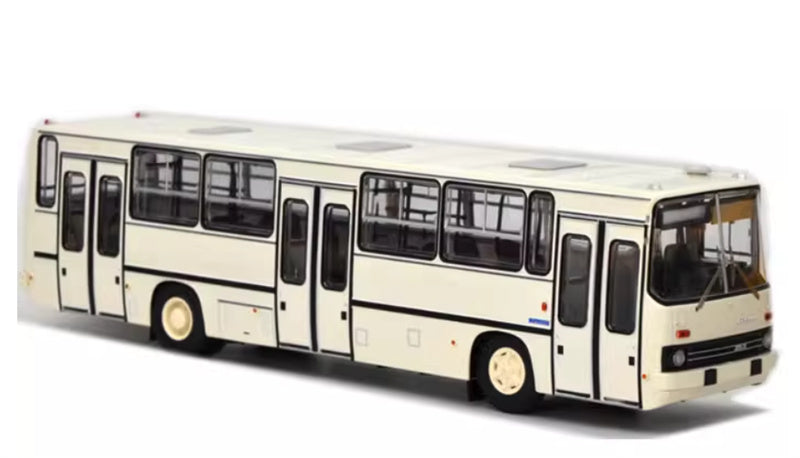 Demprice Russian 263 Bus white 1:43 Bus Pre-built Model view3