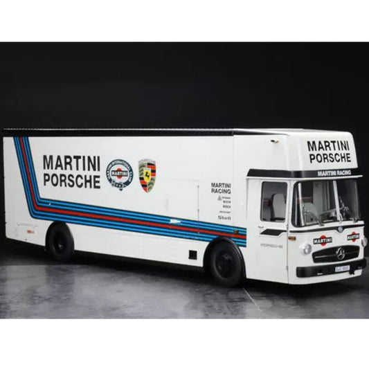 Schuco Mercedes  Race Trans Porsche MARTINI transport vehicle 1:18  DIECAST Truck