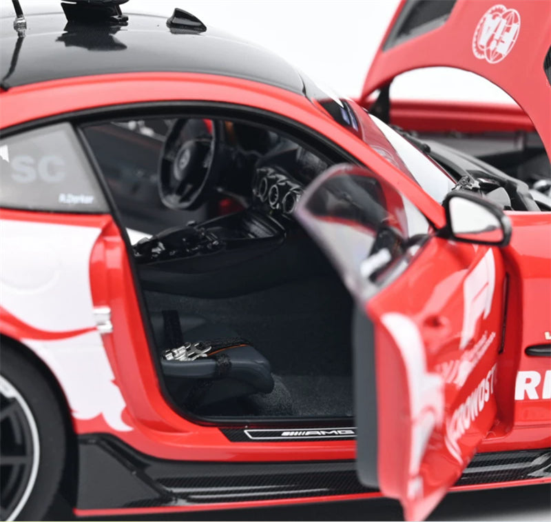 1:18 Mercedes-Benz AMG GT BLACK SERIES 2025 Red - Chinese Grand Prix MINICHAMPS  DIECAST Model