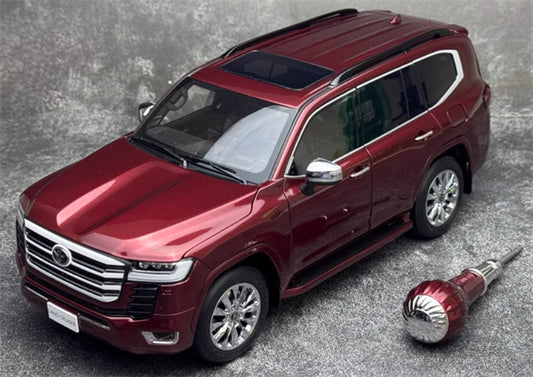 LCD-MODELS Toyota Land Cruiser LC300 ZX SUV red 1:18 Car Pre-built Model view1