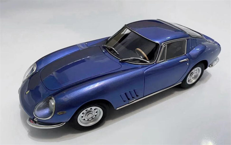 CMC Ferrari 275 GTB/C 1966 Classic sports car blue 1:18car Pre-a Model