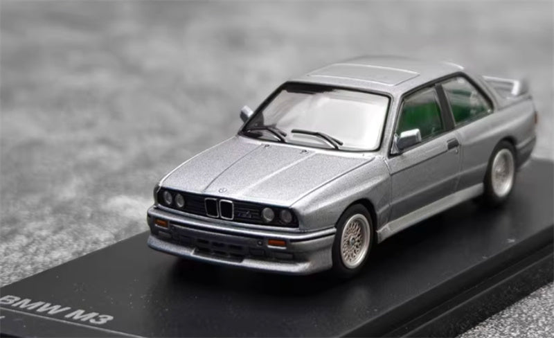 Almost Real BMW M3 E30 grey 1:64 Car Pre-built Airliner Model Display view1