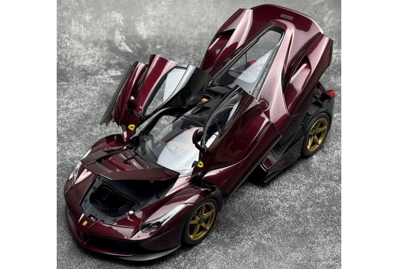 1:18 Ferrari LaFerrari  Gemstone Red Black Top - Gold Wheel BBR MODELS  DIECAST Model