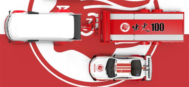 1:64 VW T1 w/ Toyota GR86 #100 Idemitsu Livery BSC DIECAST Limited Edition 499pcs ONLY Model