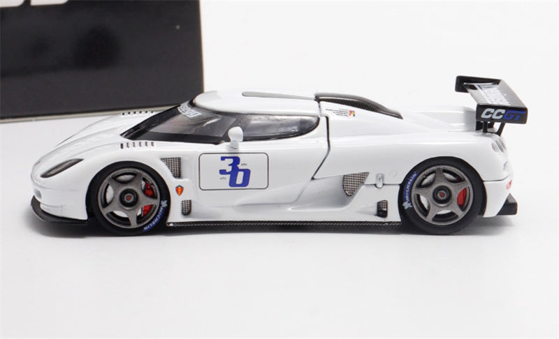 Autobots Models Koenigsegg CCGT white 1:64 Car Pre-built Model view4
