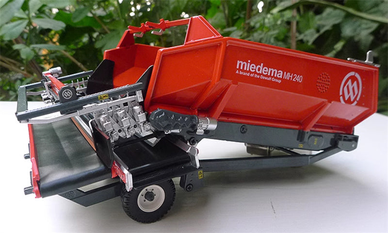 AT COLLECTIONS Dewulf Miedema MH 240 Potato Loading tractor trailer Red 1:32 Truck Accessories Pre-built Model