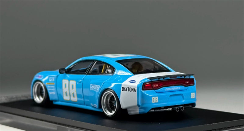 1:64 Dodge Charger Brawler Blue TimeMicro x PSC DESIGN DIECAST Civil Car Model