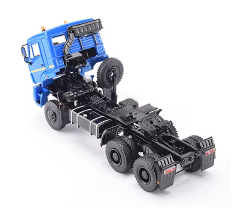 StartScaleModels Russia Kamaz 65225 heavy-duty tractor truck Blue 1:43 Truck Pre-built Airliner Model Display view3