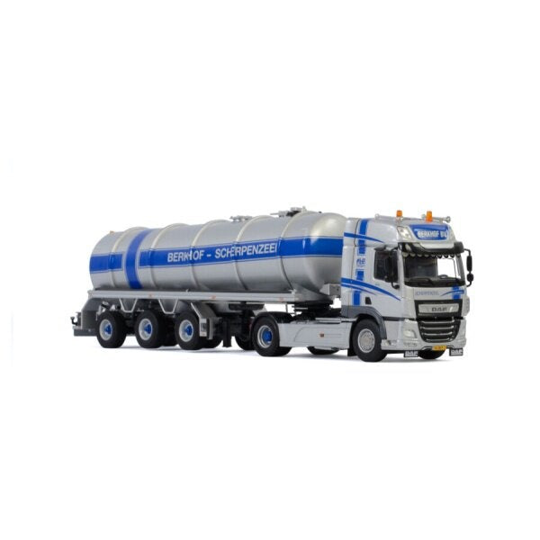 1:50 DAF BERKHOF B.V. MY2017 4X2 TANK TRAILER 3 AXLE WSI   DIECAST Model