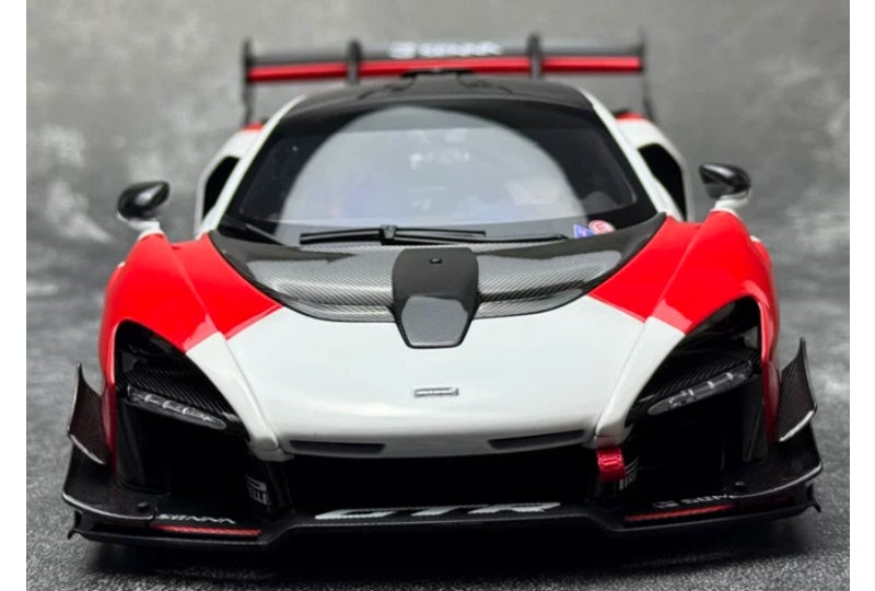 1:18 McLaren Senna GTR #12  red and white LCD MODELS   DIECAST Model