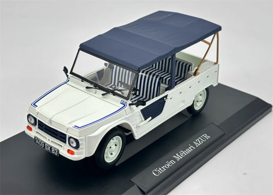 NOREV Citroen Mehari Azur 1983 White/Blue 1:18 Car Pre-built Model view1