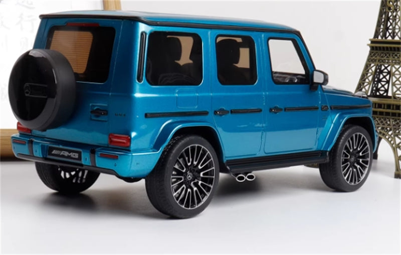 1:18 Mercedes-Benz G63 AMG 2024  Hyper Blue Magno GT SPIRIT  Resin Model