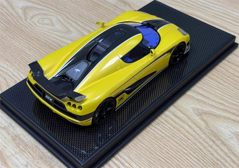 1:18 Koenigsegg CCX yellow VMB Resin Car Model view4