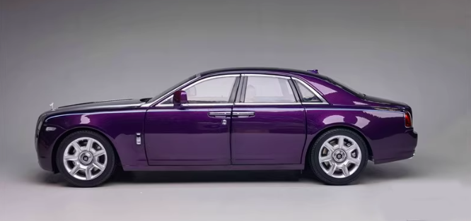 kyosho Rolls Royce RR ghost Nebula Purple 1:18car Pre-a Model