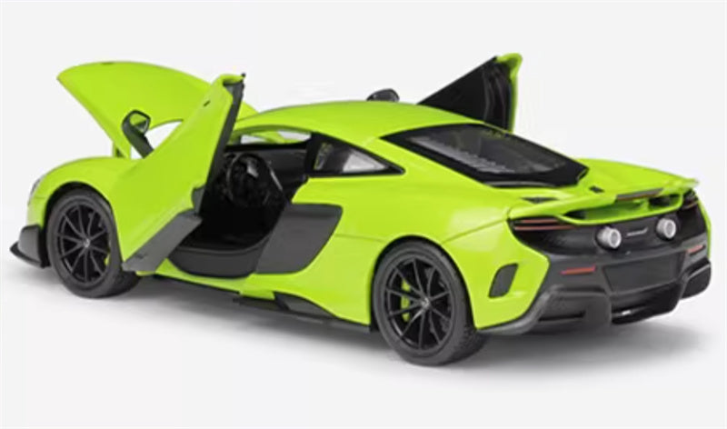 1:24 Mclaren 675LT supercar  Green  WELLY  DIECAST Car Model