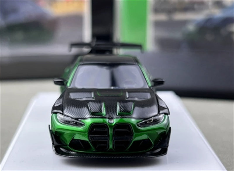 1:64 BMW M4 G82 GTR  emerald green SW  Limited Edition 499PCS ONLY DIECAST Model