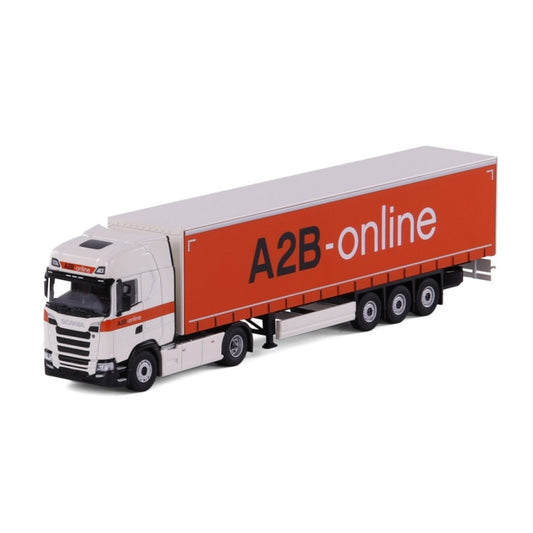 CAVALLINO Scania S A2B-Online Container Truck 1:50 Truck Pre-built Model