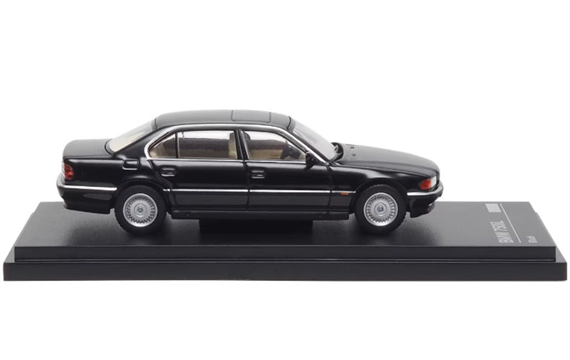 Almost Real BMW 750iL E38 Black 1:64 Car Pre-built Airliner Model Display view4