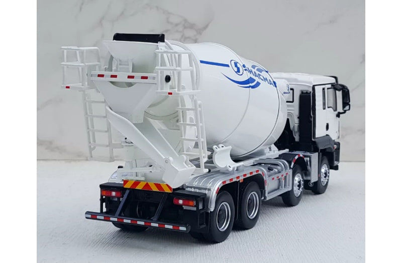 SHACMAN Delong H3000S mixer truck White 1:38 Truck Pre-built Airliner Model Display view4