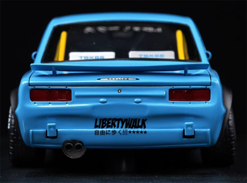 IGNITION MODEL Nissan GTR KPGC10 Blue Limited Edition 360PCS ONLY 1:18 Car Pre-built Model view8
