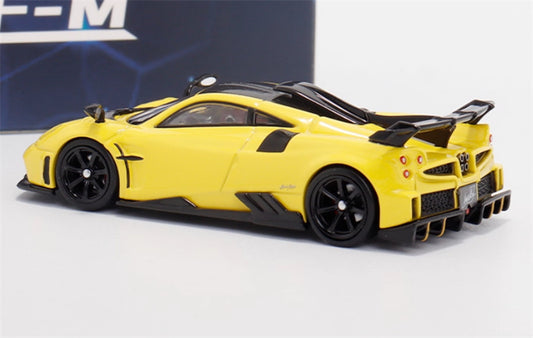 XF MODEL Pagani Imola supercar Yellow 1:64 Car Pre-built Model view2