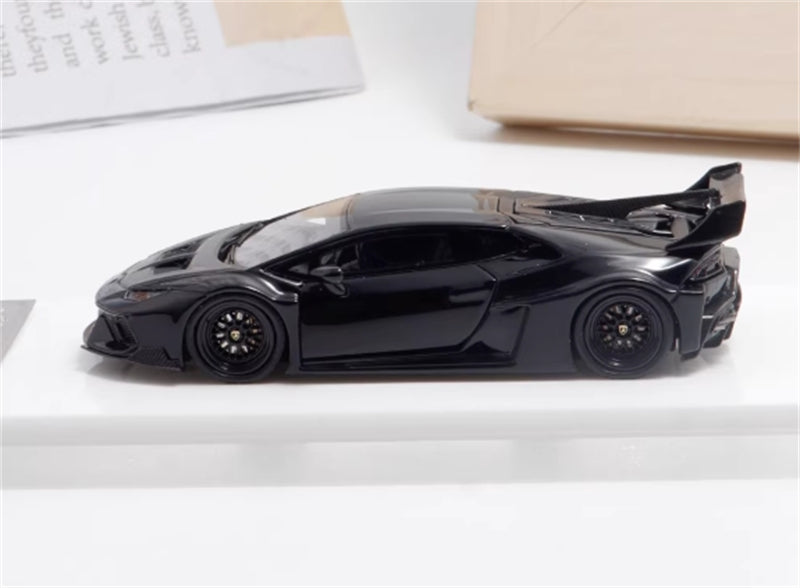 FALME Lamborghini LBWK Huracan GT LP610 Glossy Black Limited Edition 199pcs ONLY 1:64 Car Pre-built Model