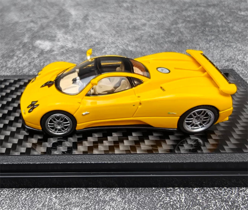 1:64 Pagani Zonda C12 Yellow LCD MODELS DIECAST Model